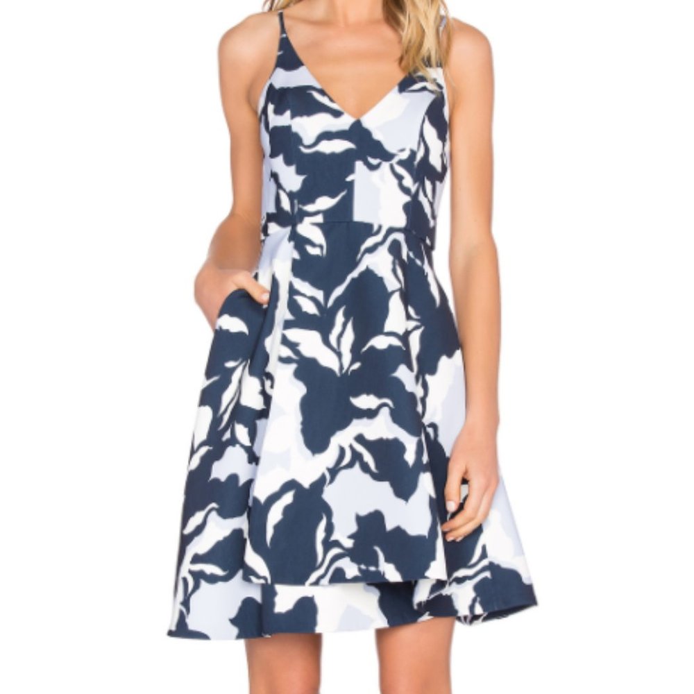 Revolve Keepsake No Secrets Dress Navy Floral